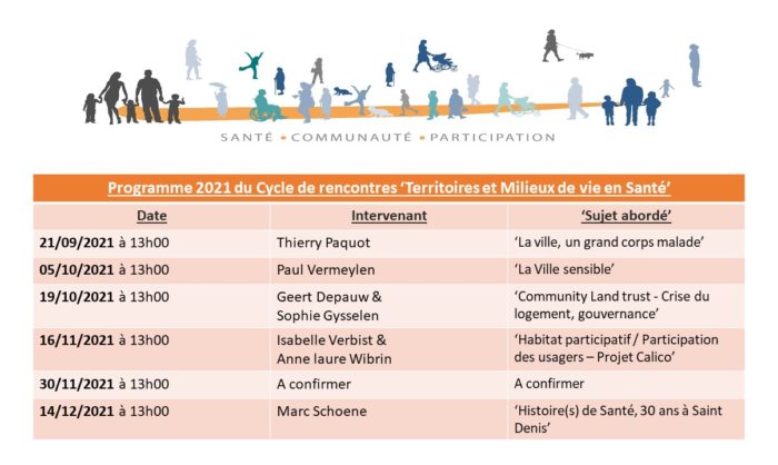 Le programme pour l'année 2021 du Cycle de Conférence - SACOPAR